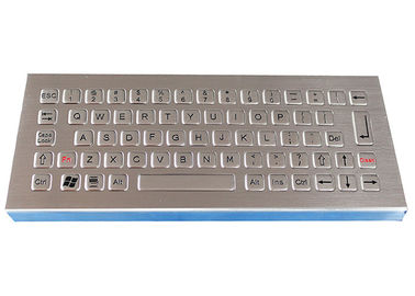 Ultra dünner industrieller Tischplattenedelstahl der Computer-Tastatur-56 der Schlüssel-IP68 waschbar