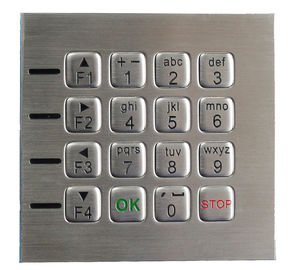 Schlüssel IP67 der waschbares Metallmechanische Tastatur-16 mit ausgezeichnetem Tastgefühl