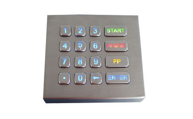 16 dynamische wasserdichte von hinten beleuchtete der Schlüssel-Platten-Berg-Tastatur-IP68 mit USB-Schnittstelle