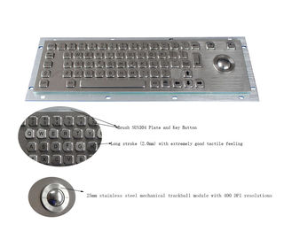 Industrielle Tastatur mit Platten-Berg-Metalltastatur des Rollkugel-Vertrags-IP65
