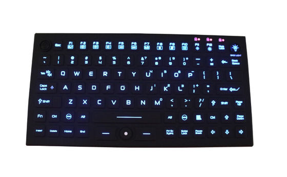 96 Schlüssel-industrielle wasserdichte schroffe Tastatur mit Blacklit