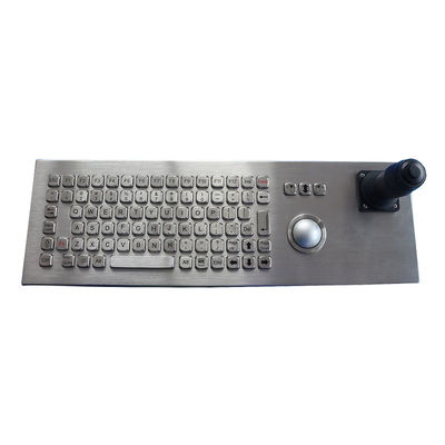 Edelstahl-Steuerknüppel-Tastatur 800DPI IP68 mit Rollkugel-Maus