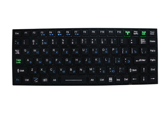 PS2 versiegelte Ruggedized hintergrundbeleuchtete Tastatur mit Kabel der Matrix-FPC