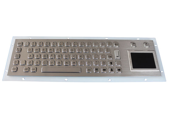 Industrielle waagerecht ausgerichtete Tastatur PS2 IP67 mit Cursor-Berührungsfläche