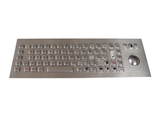 75 Schlüssel-Vandalen-beständige Tastatur 800DPI mit optischer Rollkugel