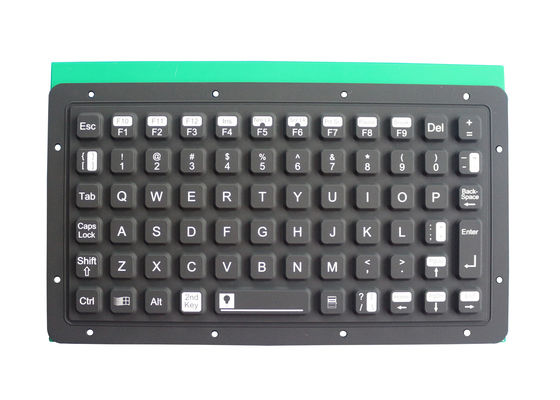 Justierbare dynamische Silikonkautschuk-Tastatur USB PS2 der Hintergrundbeleuchtungs-IP67 Militär