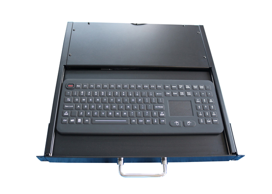 Dynamische industrielle Tastatur NVIS schroffes PS2 USB des Fach-IP67 mit Berührungsfläche