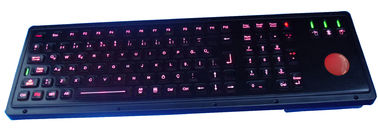 Das türkische belichtete scrachproof ruggedized Tastatur mit numerischer Tastatur, Rollkugel
