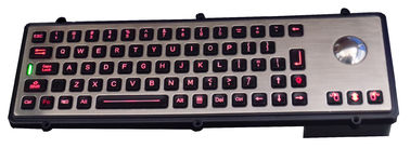 USB-Port-Metallindustrielle robuste Tastatur mit optischer Laser-Rollkugel