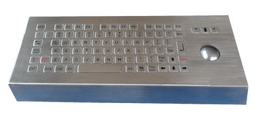industrielle dynamische wasserdichte Tischplattentastatur mit 82 Schlüsseln metallmit Rollkugel und F-Nschlüsseln