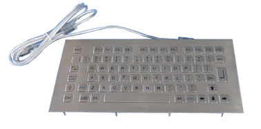 Berufskioskedelstahl ruggedized Tastatur mit F-Nschlüsseln, RoHS