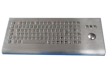 Besteigbare industrielle Tastatur der Wand der Tastatur IP65 Metallmit Rollkugel und numerischen Tastaturen