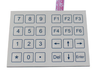 24 Schlüssel pressen Format Punktematrix-Membrantastatur für Labor, Krankenhaus zusammen