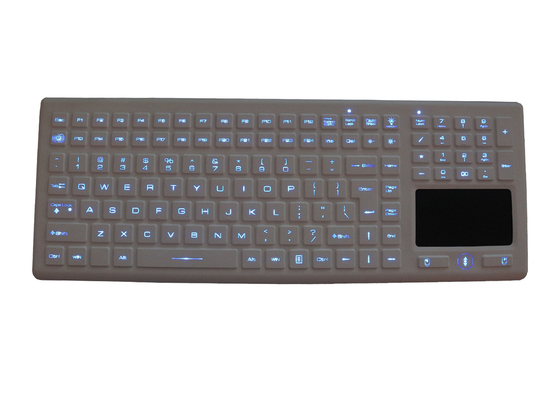 Funktionstasten der Berührungsflächen-von hinten beleuchtetes Gummisilikon-industrielle Tastatur-12/Zifferntasten