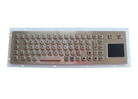 Kundengerechter langer Anschlag-industrielle Tastatur mit Berührungsfläche, Entlüftungslöcher
