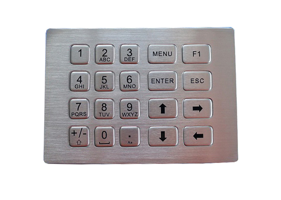 Matrix-Schnittstellen-Edelstahl-numerische Tastatur industrieller Mini Keypad For Kiosk