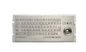 Minigrößen-industrielle Edelstahl-Tastatur mit 25mm Rollkugel