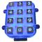 Klein Druckguss-Metalltastatur-Punktematrix mit 12 Schlüsseln, Blacklight