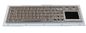 Tastatur Edelstahl-Kiosk-Blindenschrift Ip65 mit Berührungsfläche, kundengebundener Plan