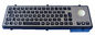 Kundenspezifische usb-Tastatur/von hinten beleuchtete industrielle Tastatur mit belichteter roter Rollkugel