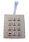 Punktematrix mit 12 Schlüsseln dynamisches IP67 imprägniern Metalltastatur im Freien für industrielles Telefon