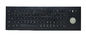 Schwarze Farbe belichtete von hinten beleuchtete USB-Tastatur mit mechanischem Rollkugel CER, FCC, ROHS