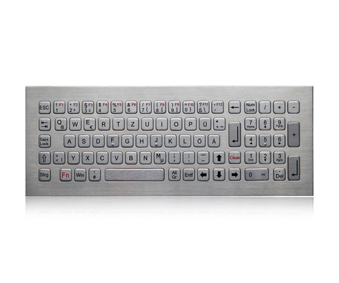 81 Schlüssel-Multimedia-Tastatur-industrielle Metalltastatur waschbar für kundenspezifische Tastatur im Freien