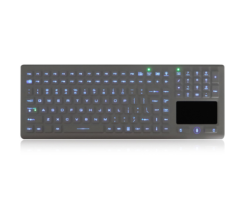 124 Tasten Waschbare medizinische Tastatur IP68 versiegelt und robust