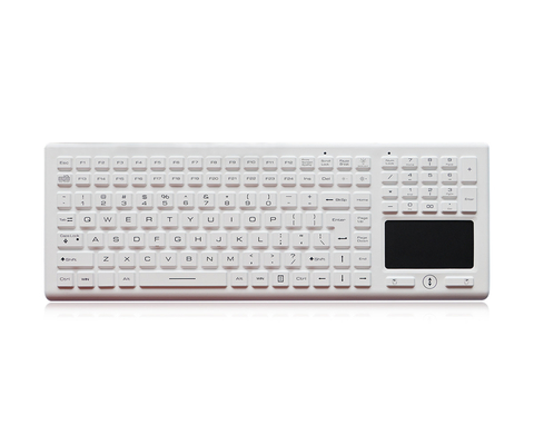 124 Tasten Waschbare medizinische Tastatur IP68 versiegelt und robust