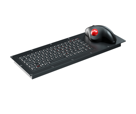 Militärtechnische Tastatur mit FN-Tastaturen und optischer Trackball-Maus