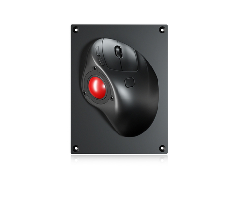 Ergonomische Rollkugel-Maus des Militärgrad-IPX6 mit 3 optischem Rollkugel-Modul der Knopf-34mm