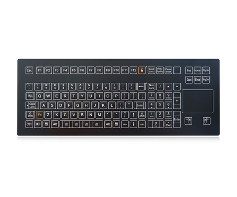 108 Tasten IP65 Membran Tastatur Hersteller mit OMRON Schlüsseltechnologie Chemikalien und Flüssigkeiten resistent