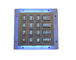 Kompakte Format-Edelstahl-Tastatur dynamischer Dot Matrix Numeric Type 16 Schlüssel