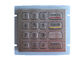 0.45mm Reise-Metallnumerische Tastatur-Edelstahl Dot Matrix With Backlight