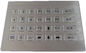 28 Schlüssel imprägniern Edelstahlmetallnumerische Tastatur für Selbstbedienungsmaschine