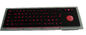 69 Schlüssel Rückseitenberg Schwarzes industrielle USB-Tastatur mit chamelone Hintergrundbeleuchtungsrollkugel