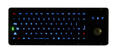 Dynamischer Beweis-schwarze Metallmarinetastatur des Wasser-IP67 mit Rollkugel